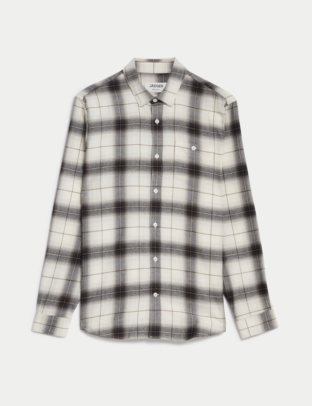 Cotton Rich Check Flannel Shirt image 1