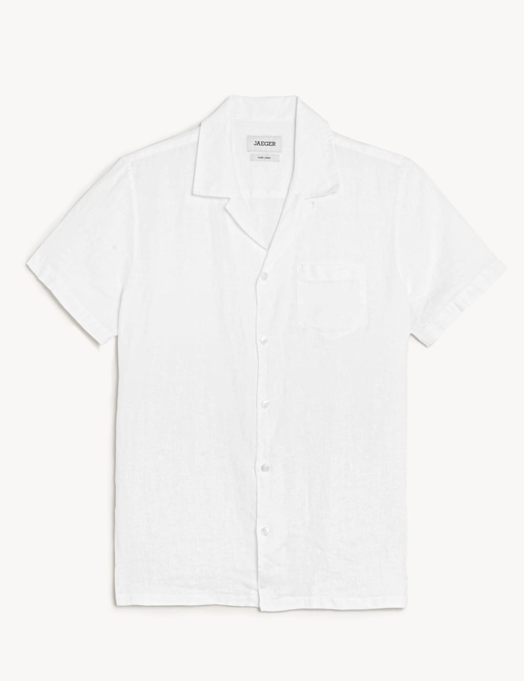 Pure Linen Cuban Collar Shirt image 2
