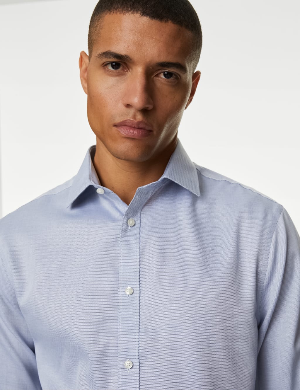 Regular Fit Pure Cotton Textured Shirt image 4