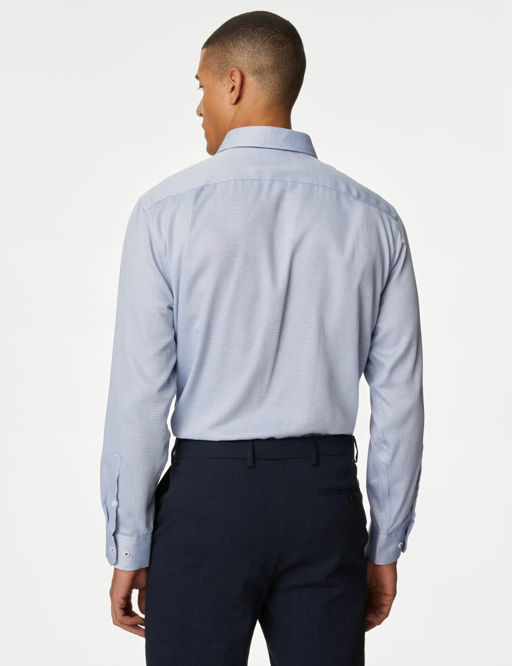 Regular Fit Pure Cotton Textured Shirt image 5