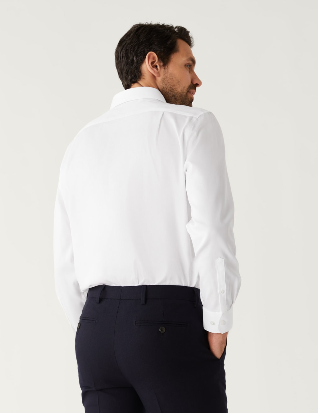 Regular Fit Pure Cotton Textured Shirt image 5