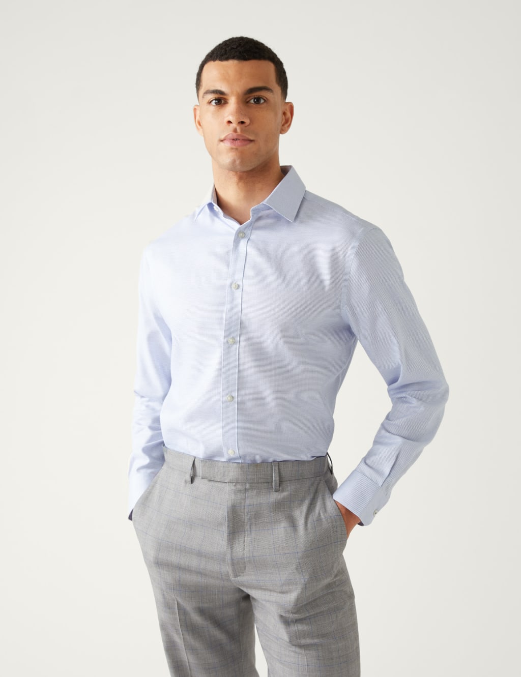 Regular Fit Non Iron Pure Cotton Shirt image 1