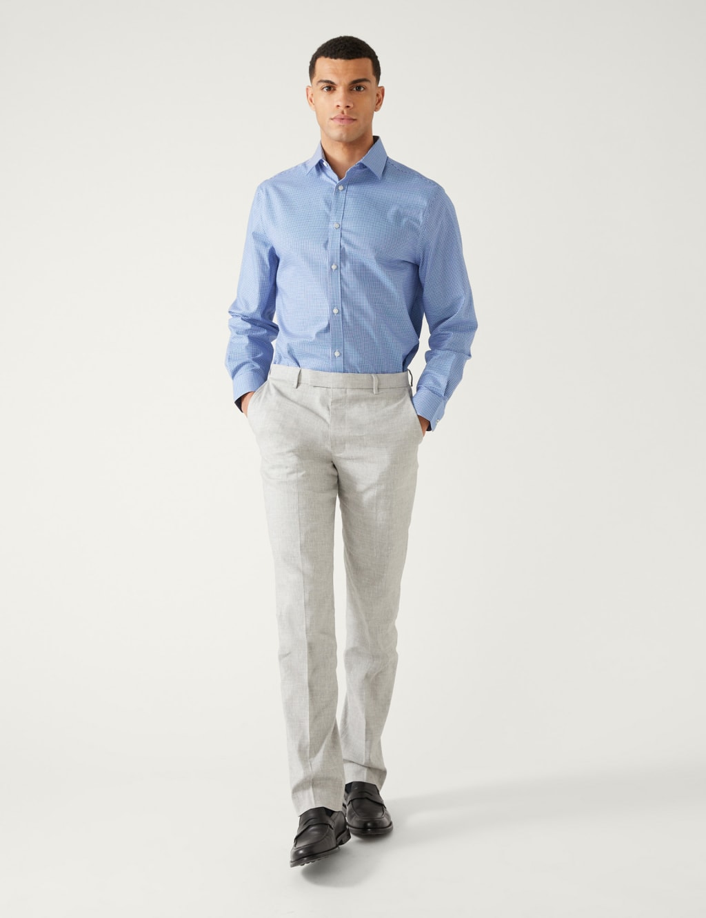 Regular Fit Non Iron Pure Cotton Shirt image 2