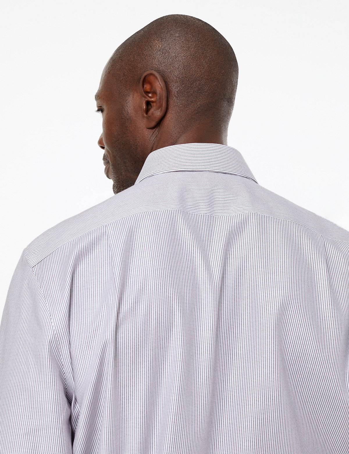 Regular Fit Twill Stripe Non-Iron Shirt