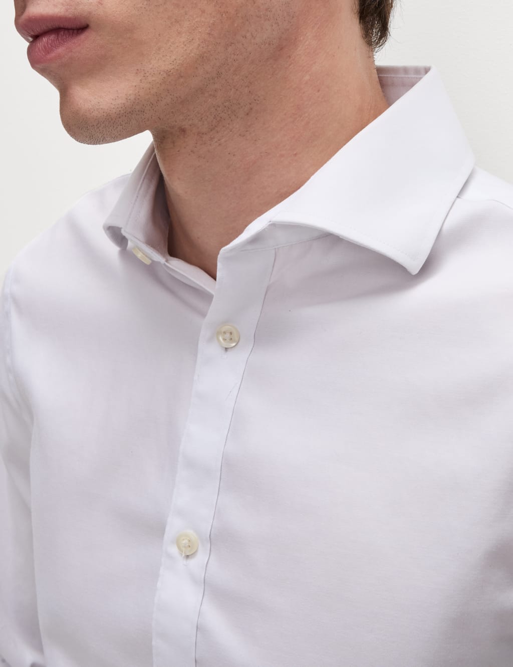 Slim Fit Non Iron Pure Cotton Shirt image 4