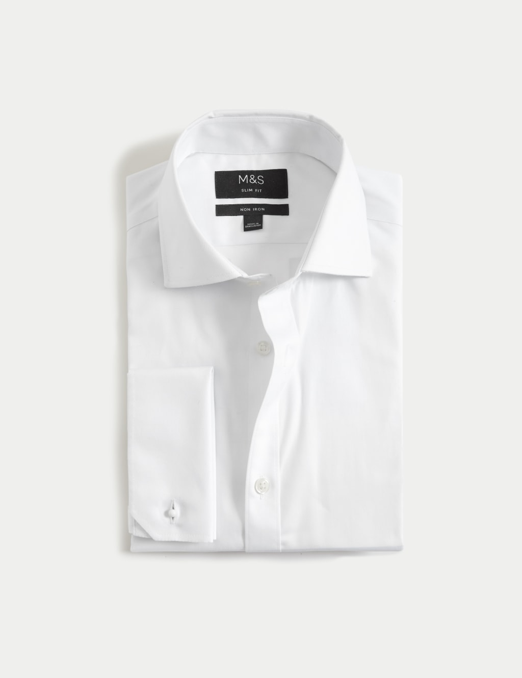 Marks and spencer hot sale white dress shirt