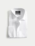 Keprová košile klasického střihu z&nbsp;čisté bavlny s&nbsp;dvojitou manžetou