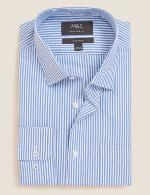 Regular Fit Non Iron Striped Shirt