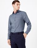 Pure Cotton Twill Tailored Fit Shirt