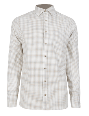 twill cotton shirt