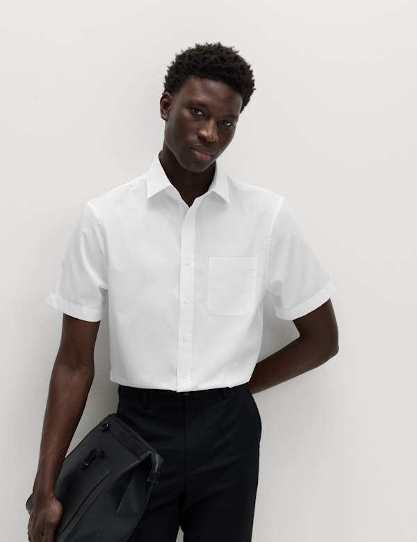 3 Pack Regular Fit Short Sleeve Shirts