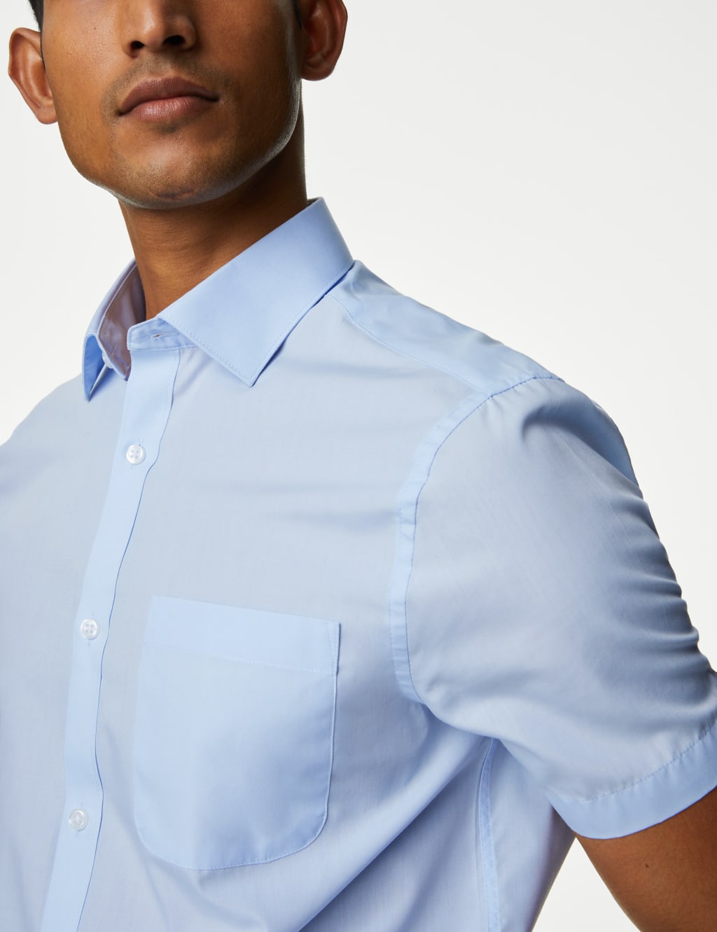 3pk Slim Fit Easy Iron Cotton Blend Shirts image 3