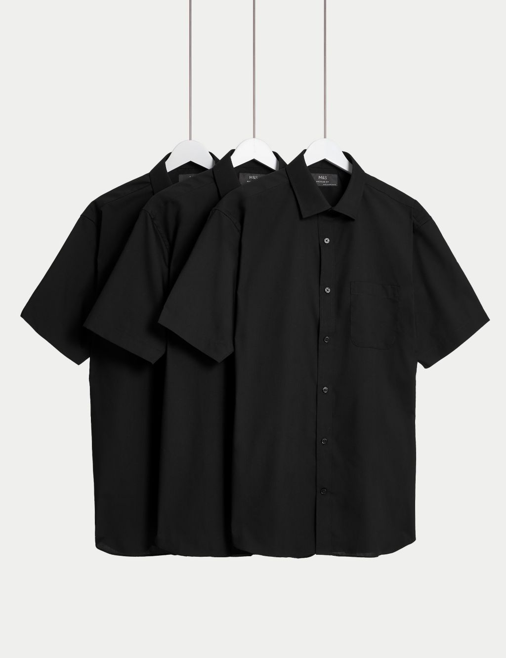 3pk Regular Fit Short Sleeve Shirts image 1
