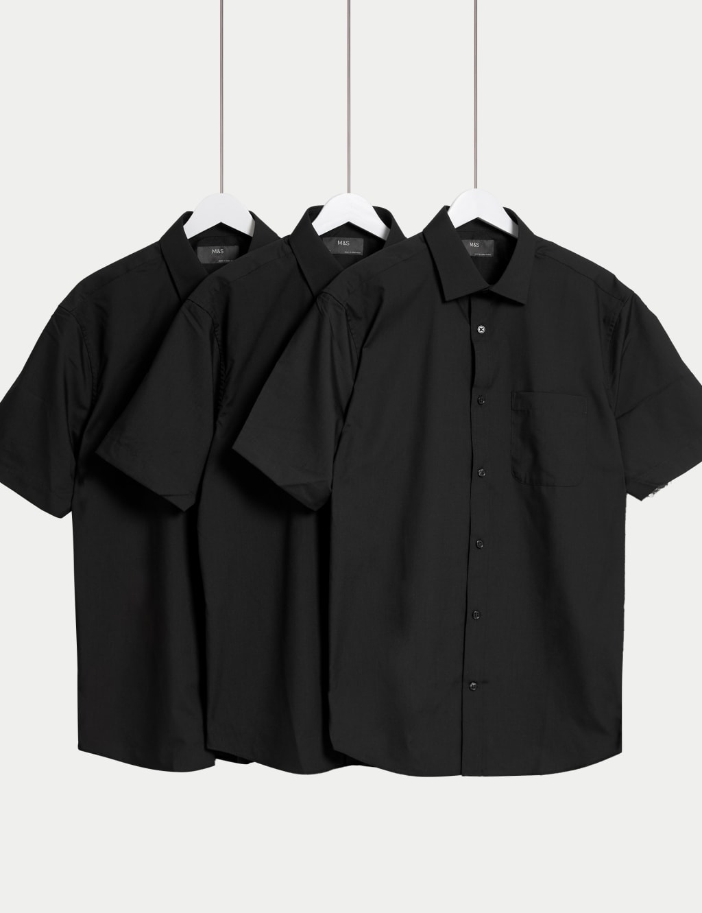 Mens short sleeve shirts marks and spencer shop