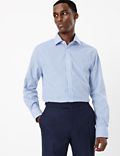 Tailored Fit Striped Easy Iron Shirt