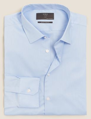 Slim Fit Cotton Shirt with Stretch 