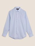 Tailored Fit Easy Iron Textured Shirt