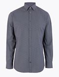 Tailored Fit Easy Iron Printed Shirt