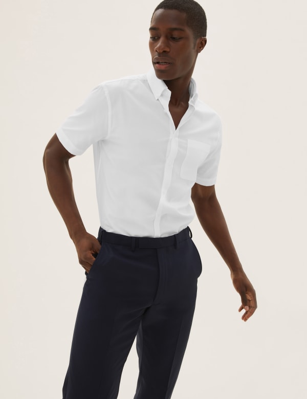 Regular Fit Cotton Easy Iron Shirt