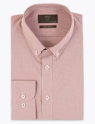 marks and spencer slim fit shirts