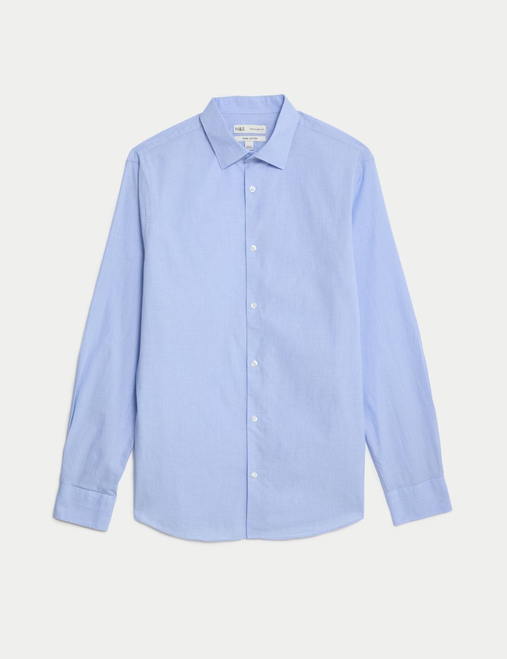 Regular Fit Pure Cotton Textured Shirt image 2