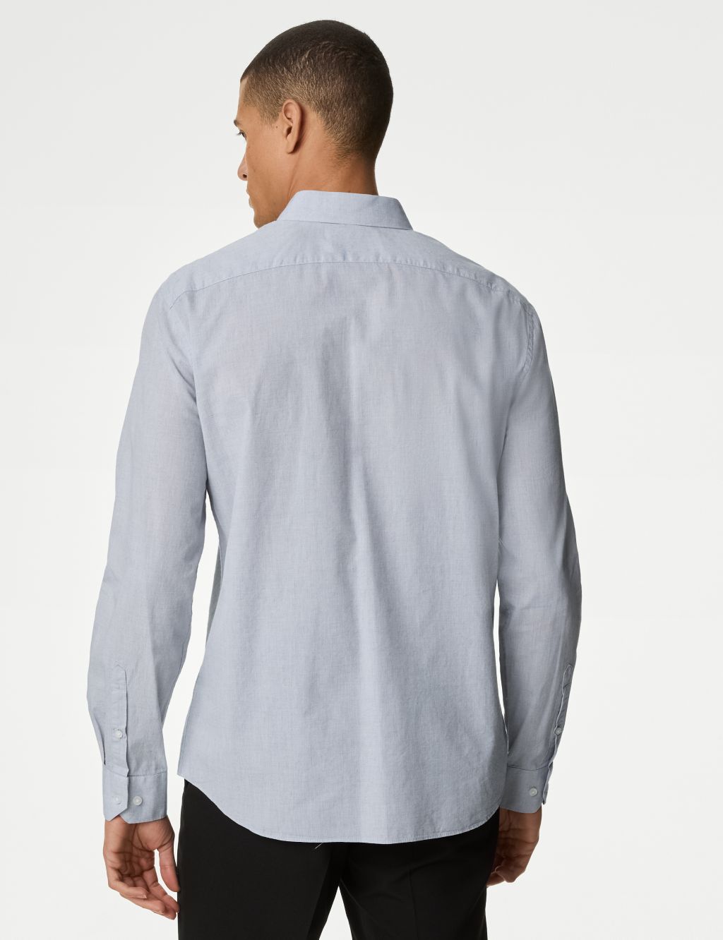 Regular Fit Pure Cotton Textured Shirt image 3