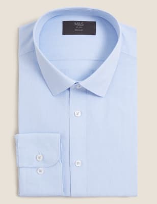  Chemise coupe standard, repassage facile - Blue Mix