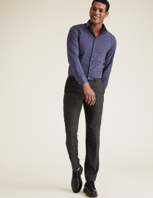marks and spencer short sleeve formal shirts