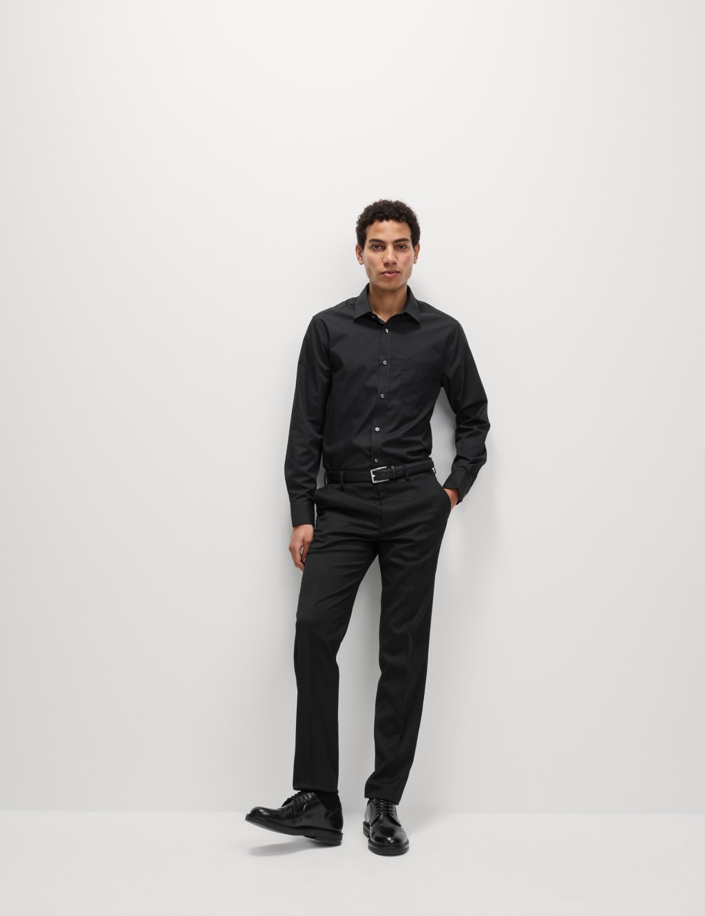 3pk Slim Fit Long Sleeve Shirts image 3