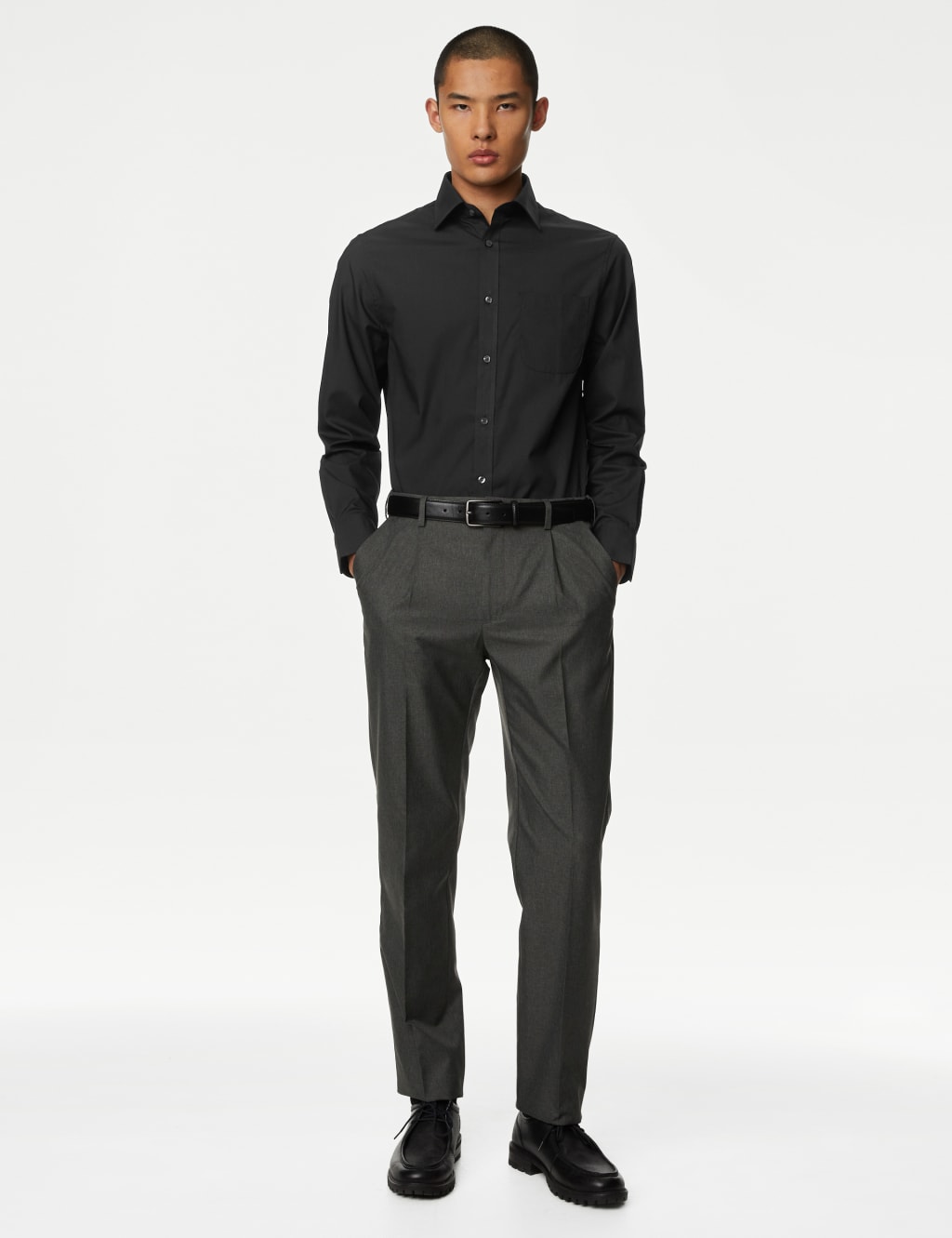 3pk Tailored Fit Long Sleeve Shirts image 2
