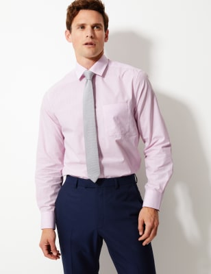 marks and spencer tailored fit shirts
