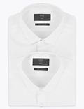 2 Pack Skinny Fit Stretch Long Sleeve Shirt