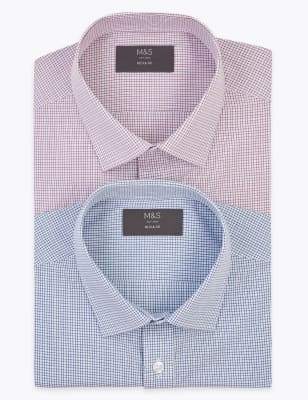 Marks and spencer on sale half sleeve shirts