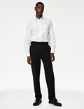 Shorter Length 3pk Slim Fit Easy Iron Long Sleeve Shirts