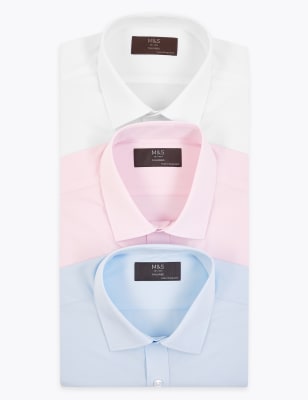 marks and spencer tailored fit shirts