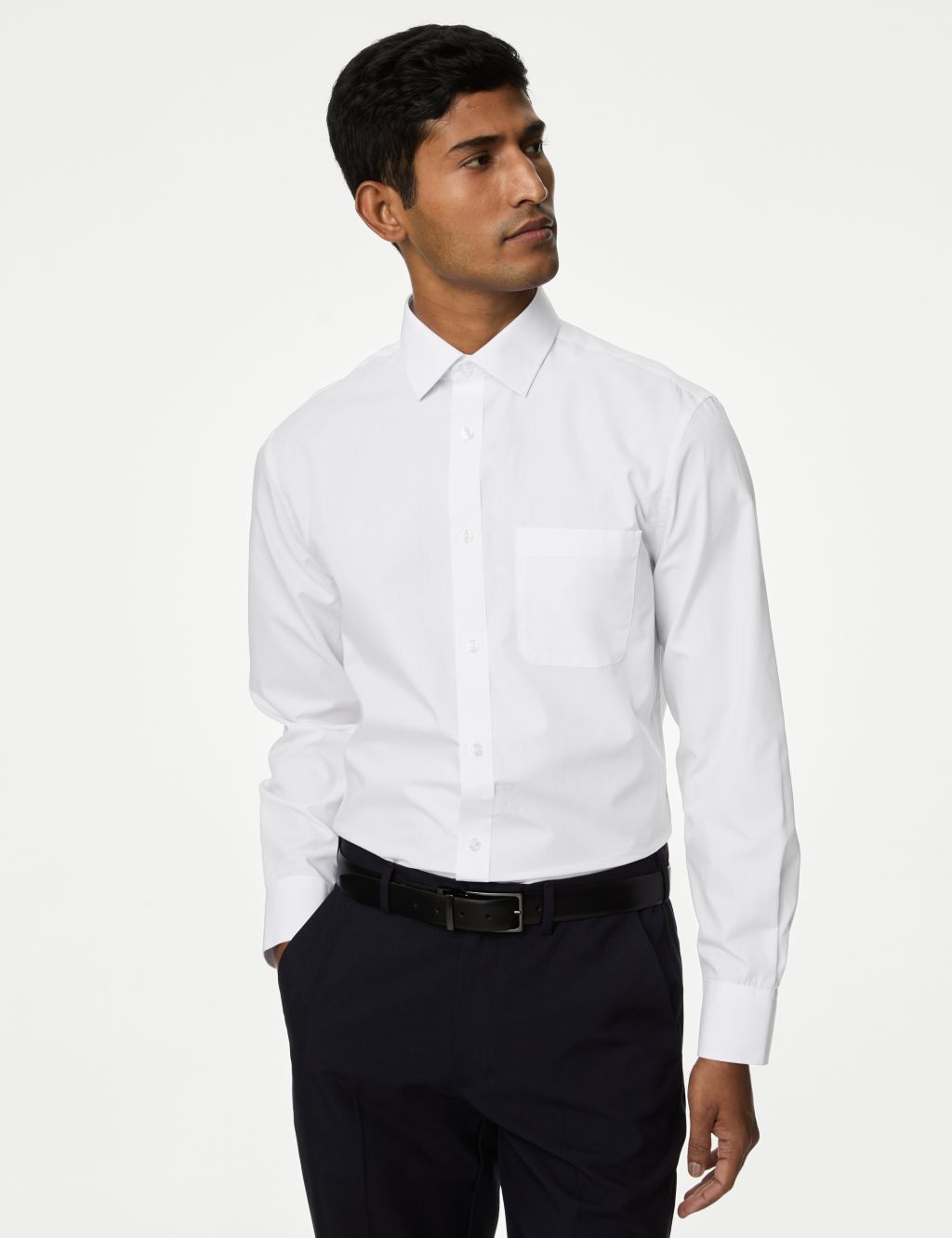 Men'S White Formal Shirts | M&S