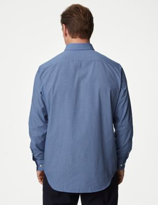 2pk Regular Fit Easy Iron Long Sleeve Gingham Shirts