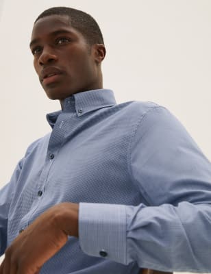 marks and spencer mens white dress shirts