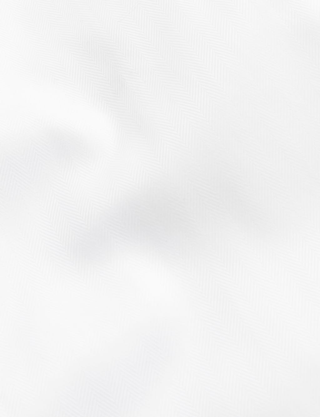 Regular Fit Pure Cotton Herringbone Shirt image 6