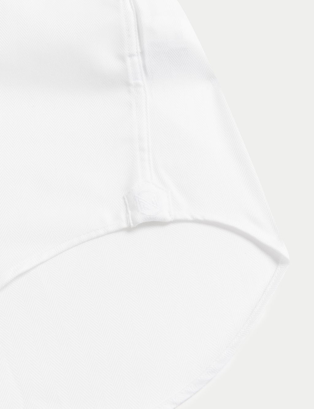 Regular Fit Pure Cotton Herringbone Shirt image 9