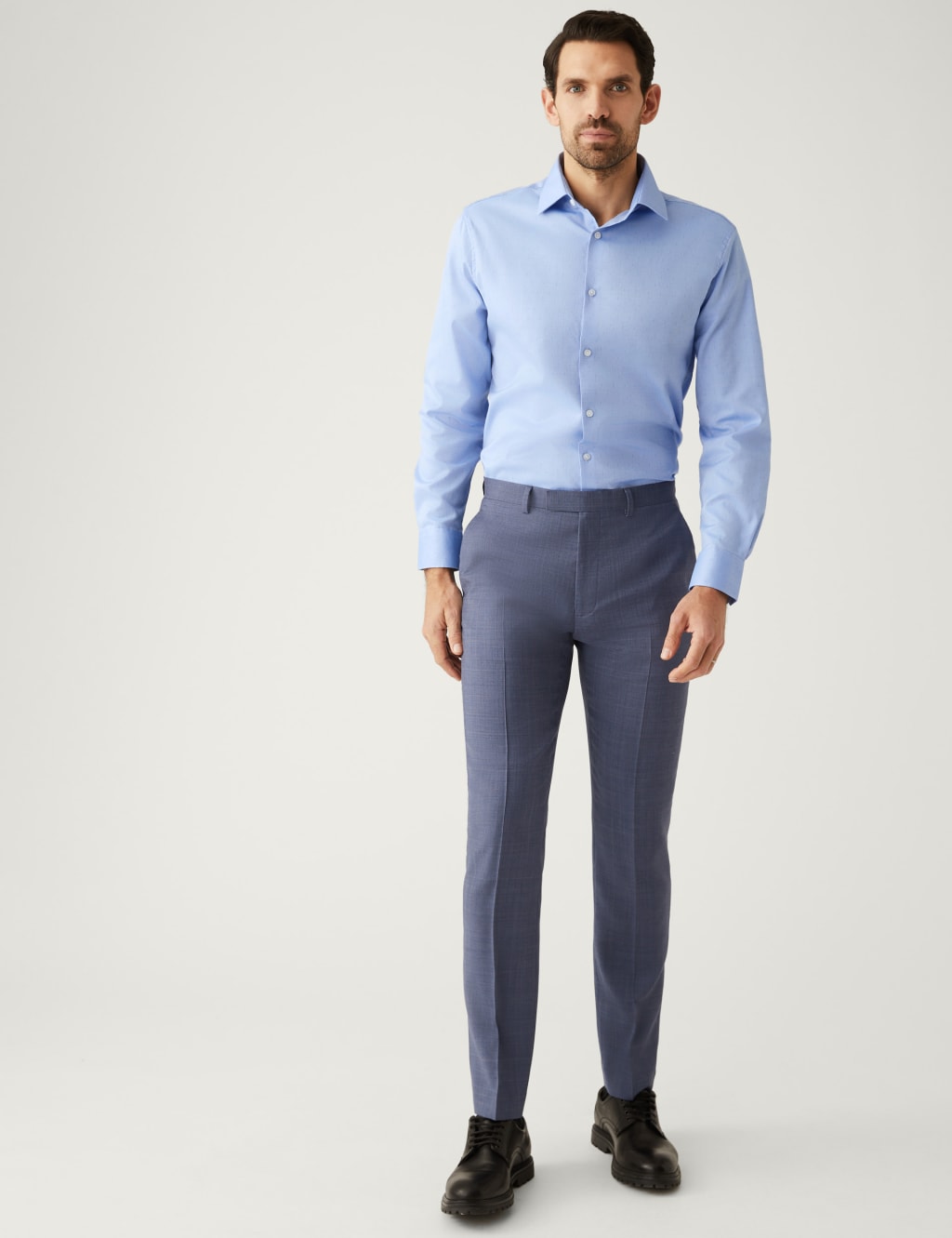 Regular Fit Pure Cotton Textured Shirt image 3