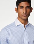 Tailored Fit Luxury Cotton Striped Shirt