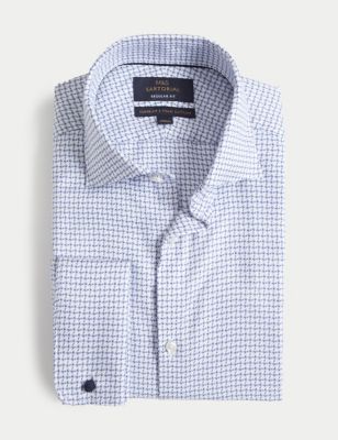 Regular Fit Easy Iron Pure Cotton Shirt, M&S Collection