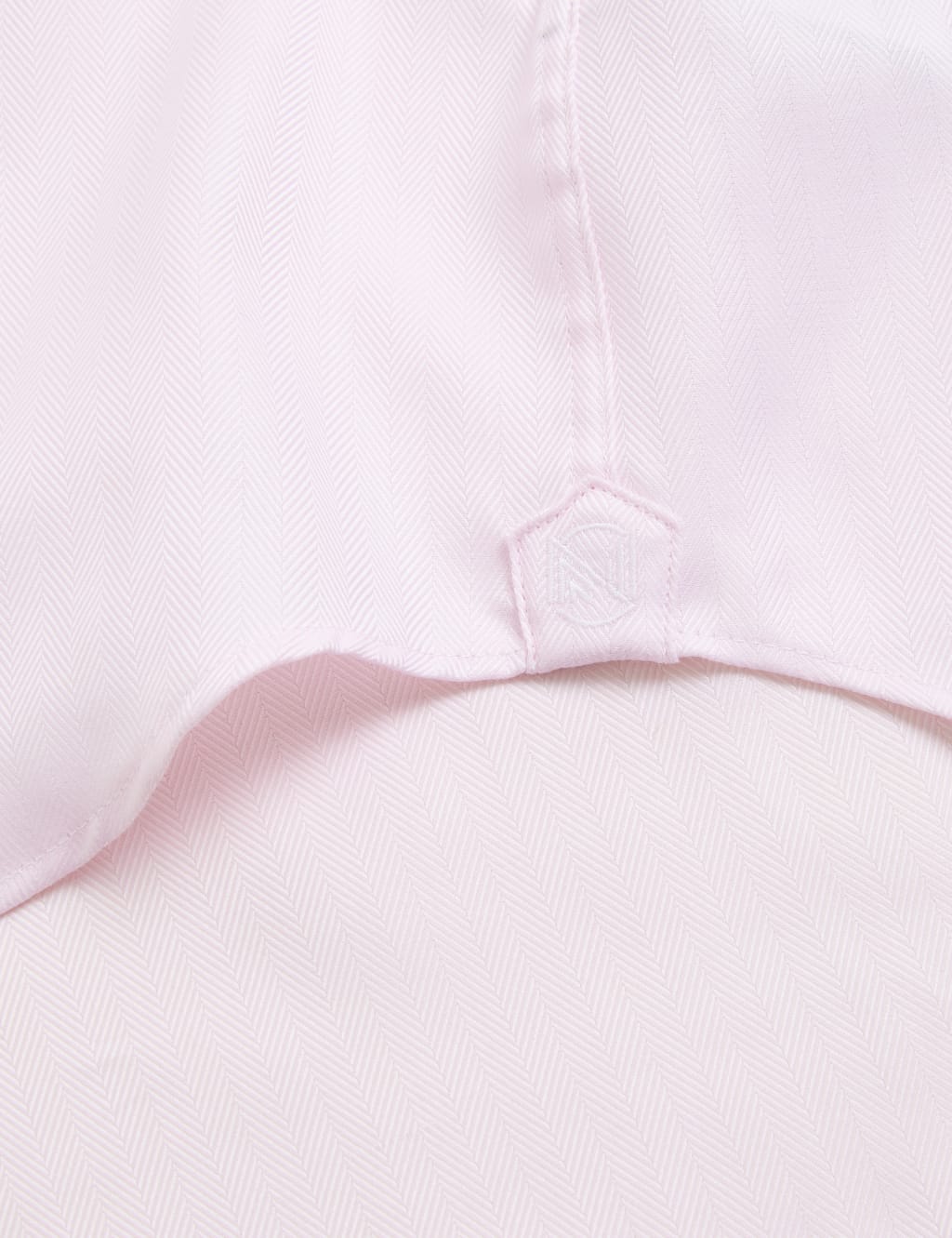 Slim Fit Easy Iron Herringbone Shirt image 9