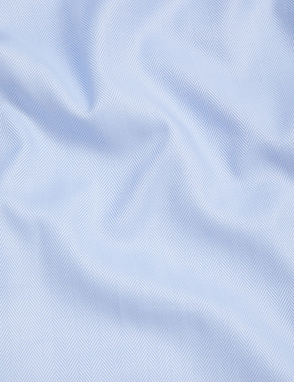 Tailored Fit Pure Cotton Herringbone Shirt image 6