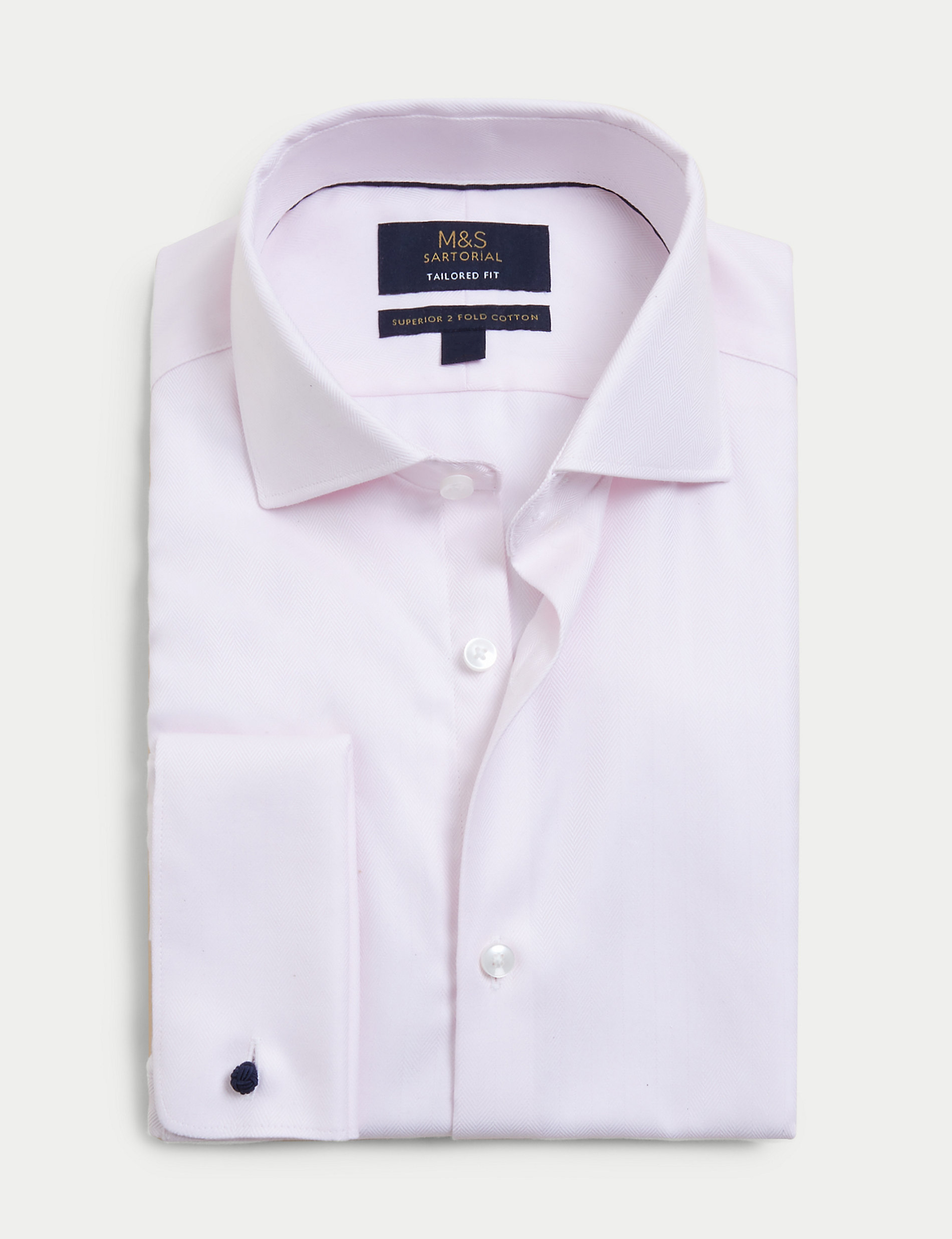 Tailored Fit Pure Cotton Twill Shirt