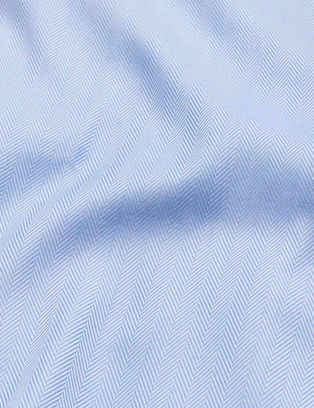Regular Fit Pure Cotton Herringbone Shirt image 6