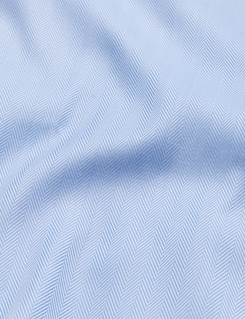 Regular Fit Pure Cotton Herringbone Shirt image 7
