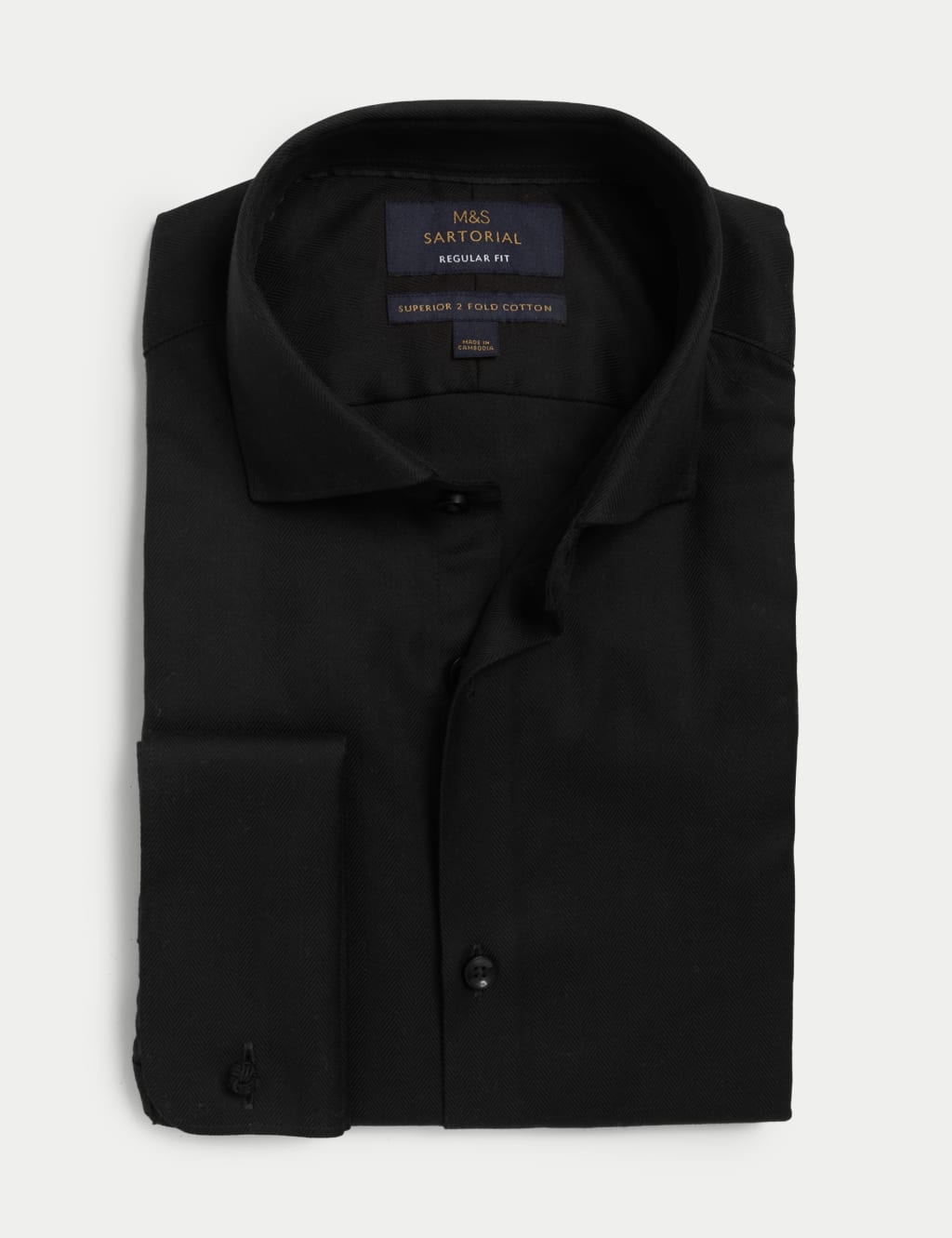 Men s Black Formal Shirts M S