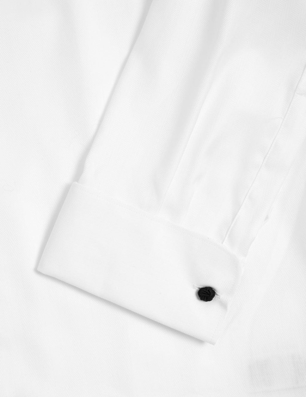 Regular Fit Pure Cotton Herringbone Shirt image 8